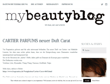 Tablet Screenshot of mybeautyblog.de